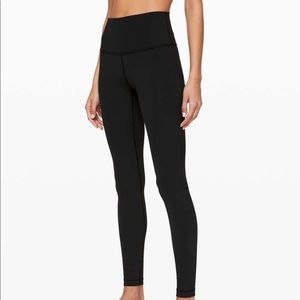 lululemon athletica Wunder Under High Rise Tight 28" Luxtreme Black Size 8
